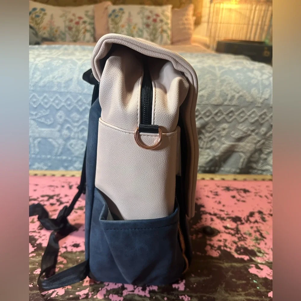 PETUNIA PICKLE BOTTOM Boxy Backpack Indigo/Blush - NWT - Picture 3 of 16